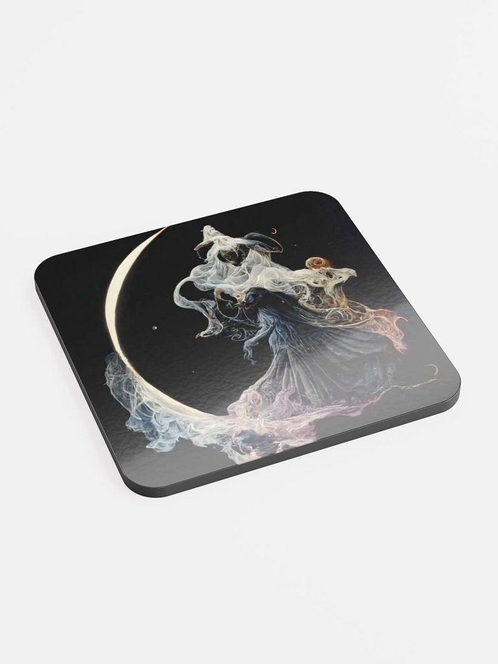 Lunar Dance Glossed Cork Coaster product image (2)