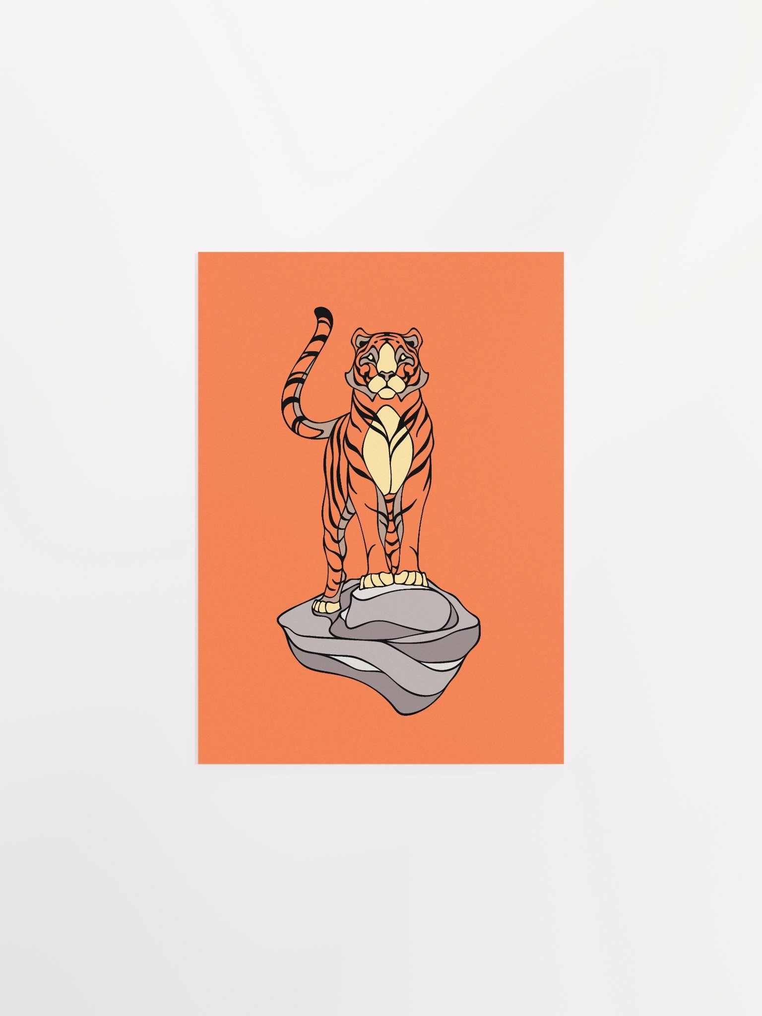 Siberian Tiger - Rectangle Matte Paper Poster product image (1)
