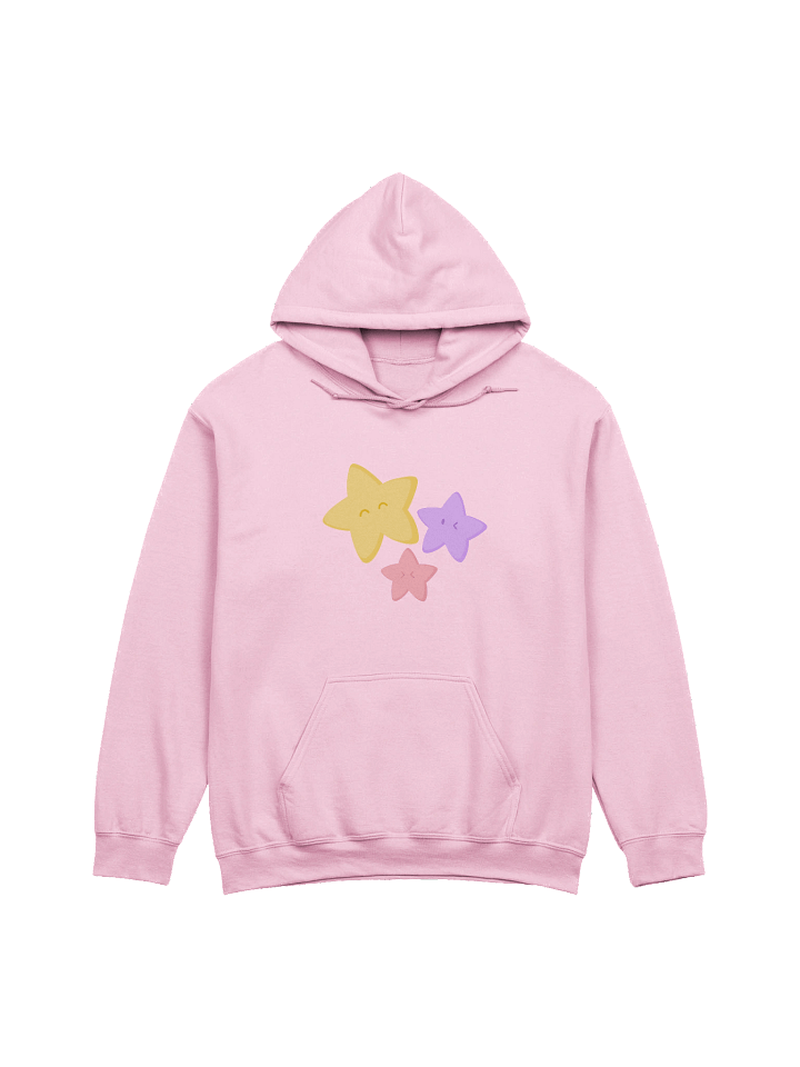 little stars hoodie (pink) product image (1)