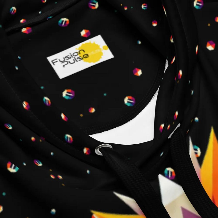 Regal Leo Zodiac Geometric Lion Hoodie product image (8)