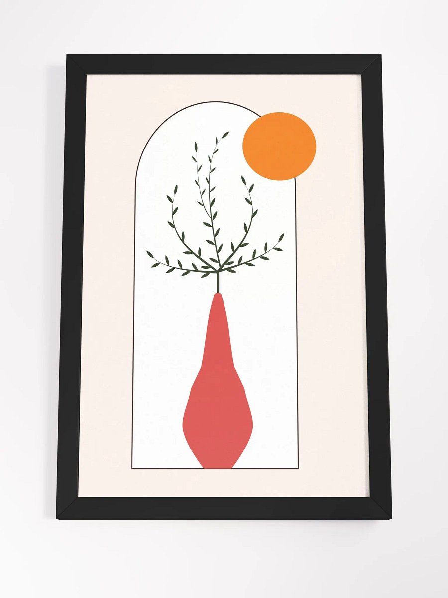 Sunset Vase Framed Matte Poster product image (24)