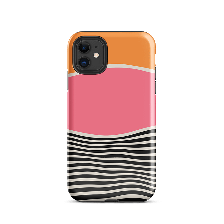 Wavy Ripples | Mid Century Edition: Tough iPhone Case product image (1)
