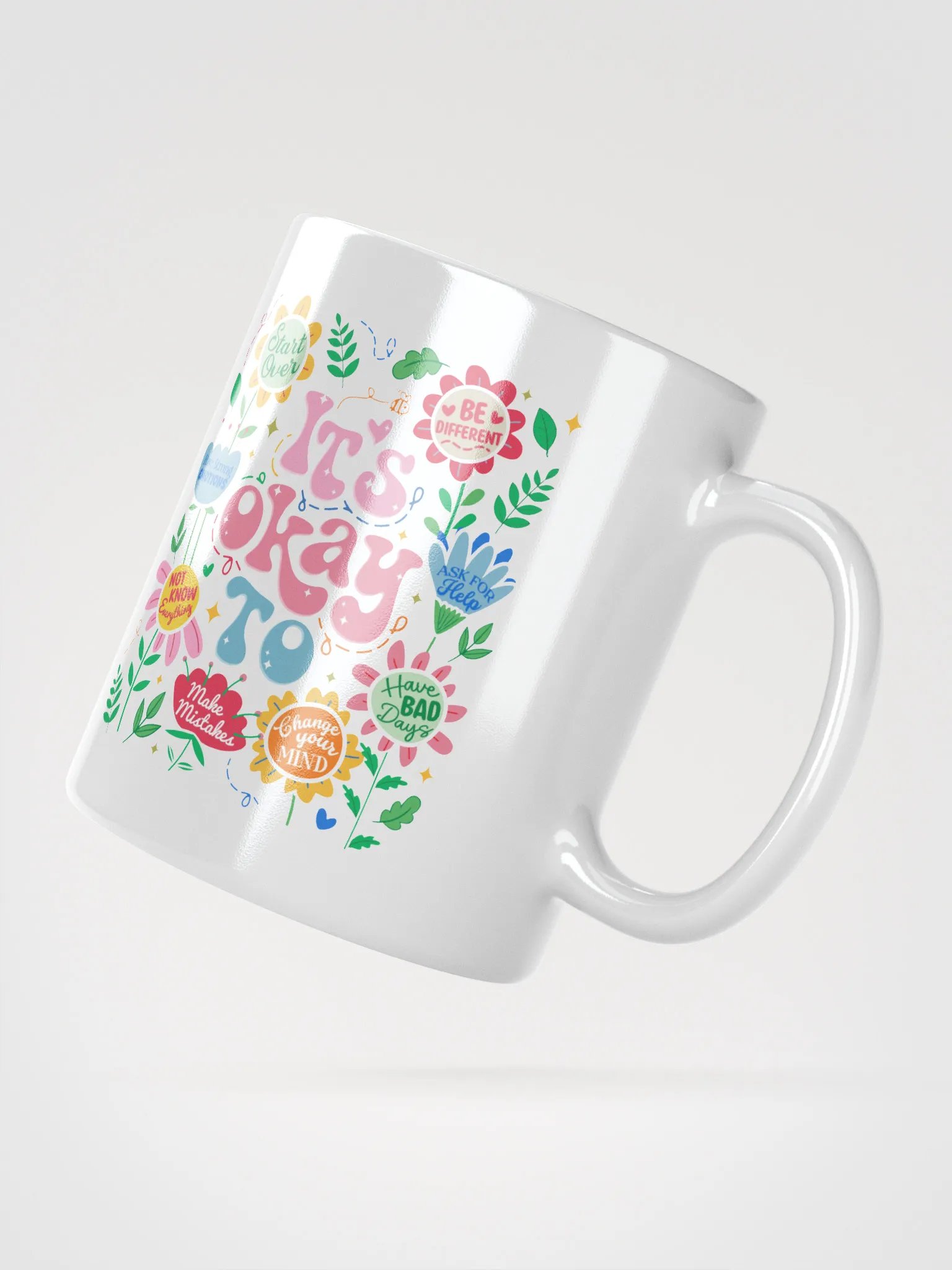 Motivational Mantra White Glossy Mug product image (6)