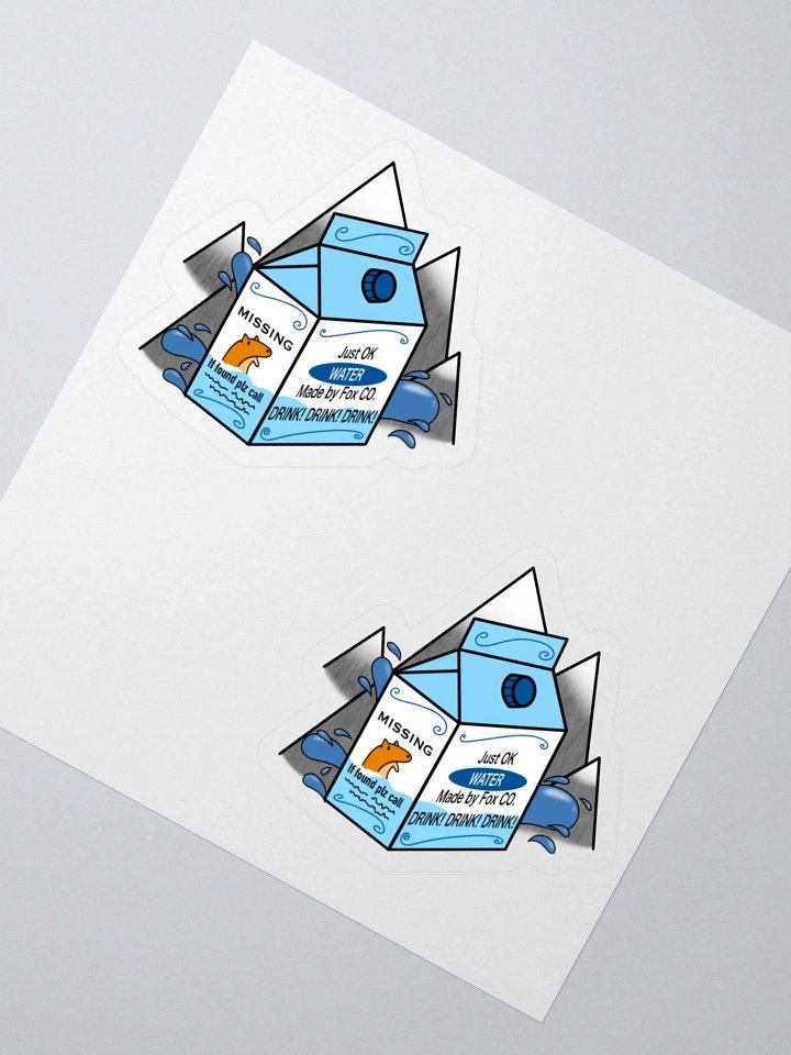Just OK Water Kiss Cut Stickers product image (2)