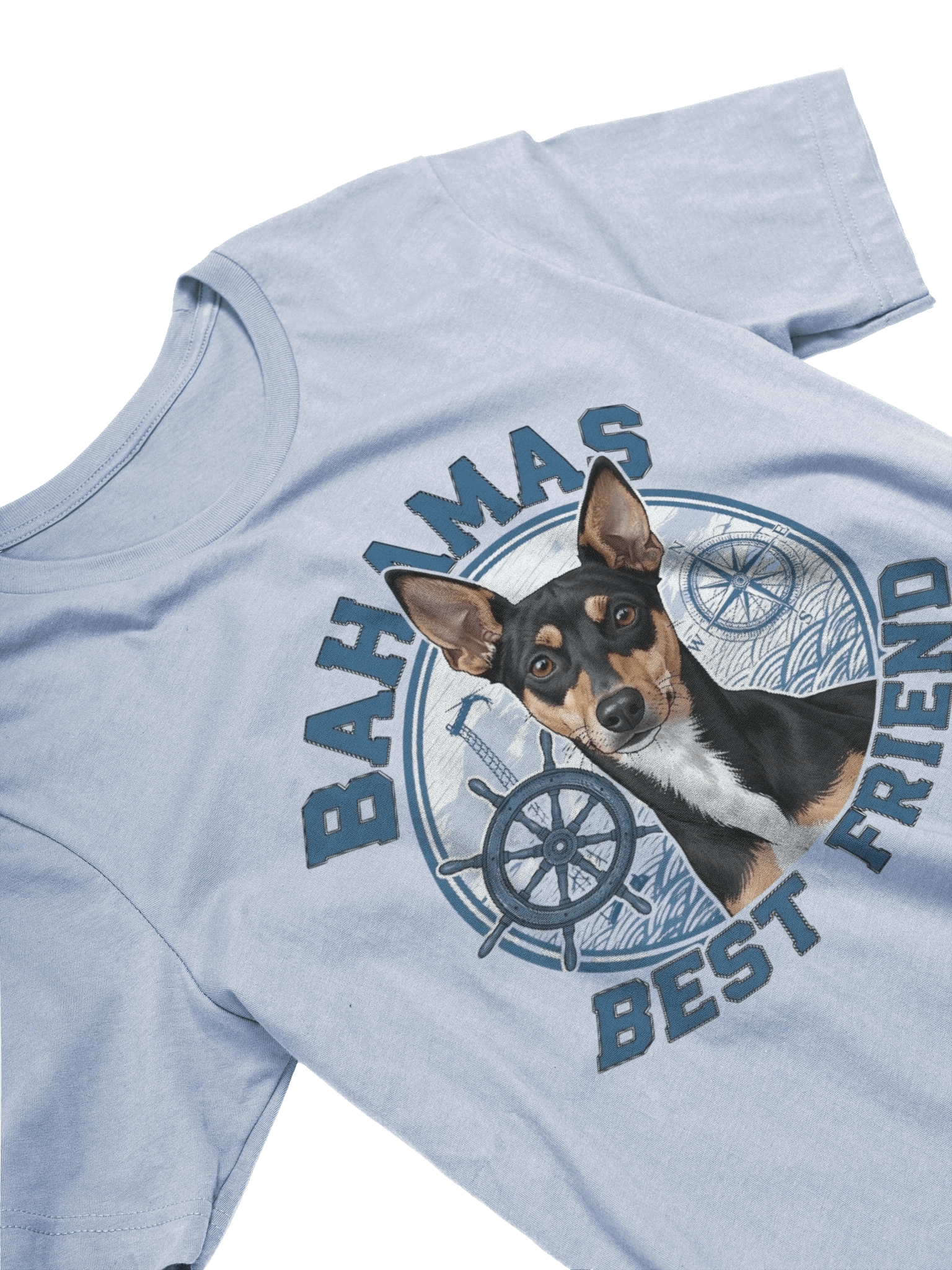 Bahamas Best Friend - Potcake Dog Nautical Tshirt product image (3)