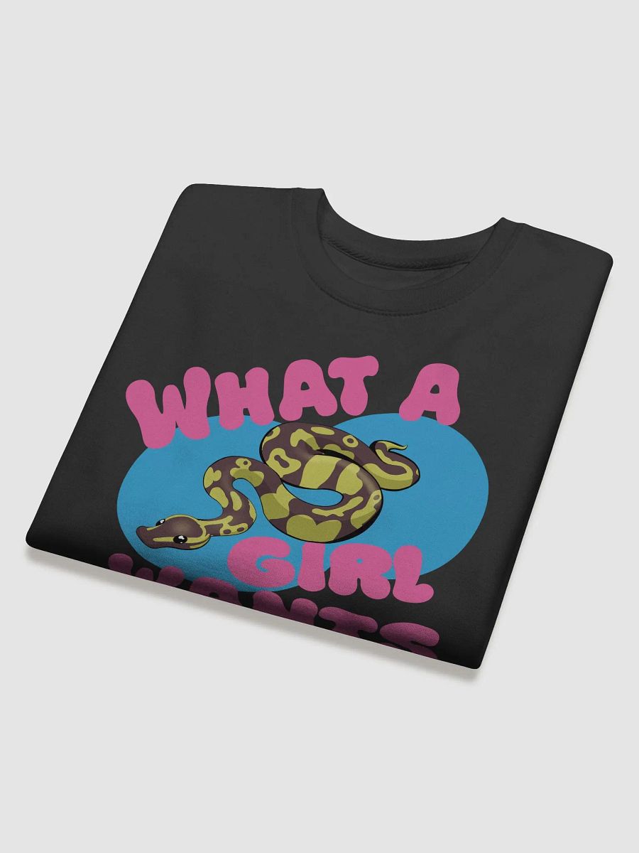 What a Girl Wants - Ball Python Crewneck Sweatshirt product image (4)