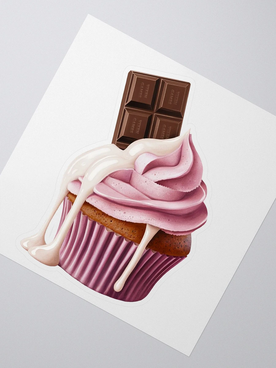 Chocolate in the pink Vinyl Sticker product image (2)