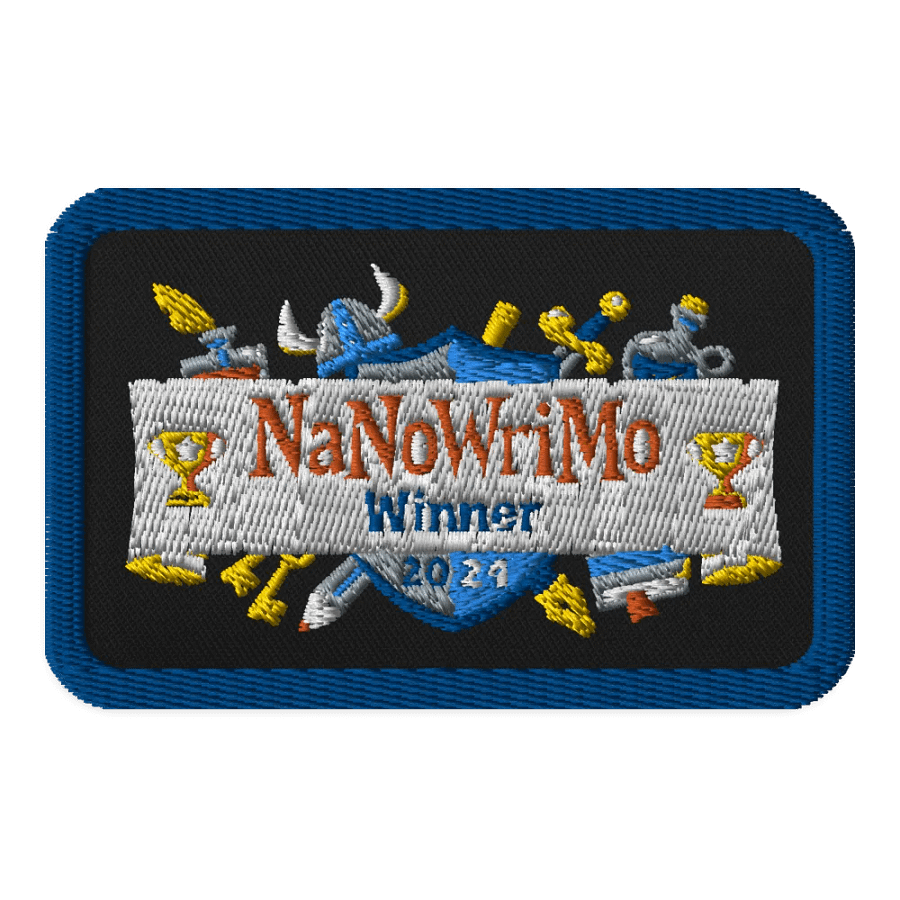 Full-Color Winner Patch - 2024 NaNoWriMo Logo product image (1)