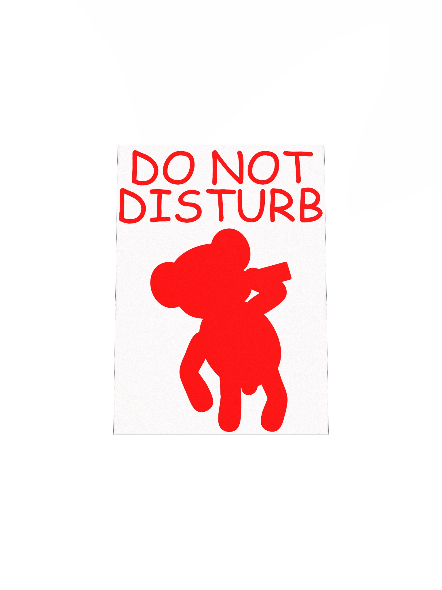 DO NOT DISTURB Drunk Monkey Poster Thingy product image (35)