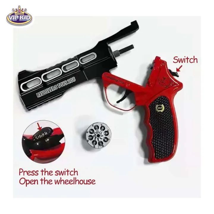 Cap Gun Toys For Boys And Girls Bison Ring Cap Gift Metal Toy Gun product image (3)