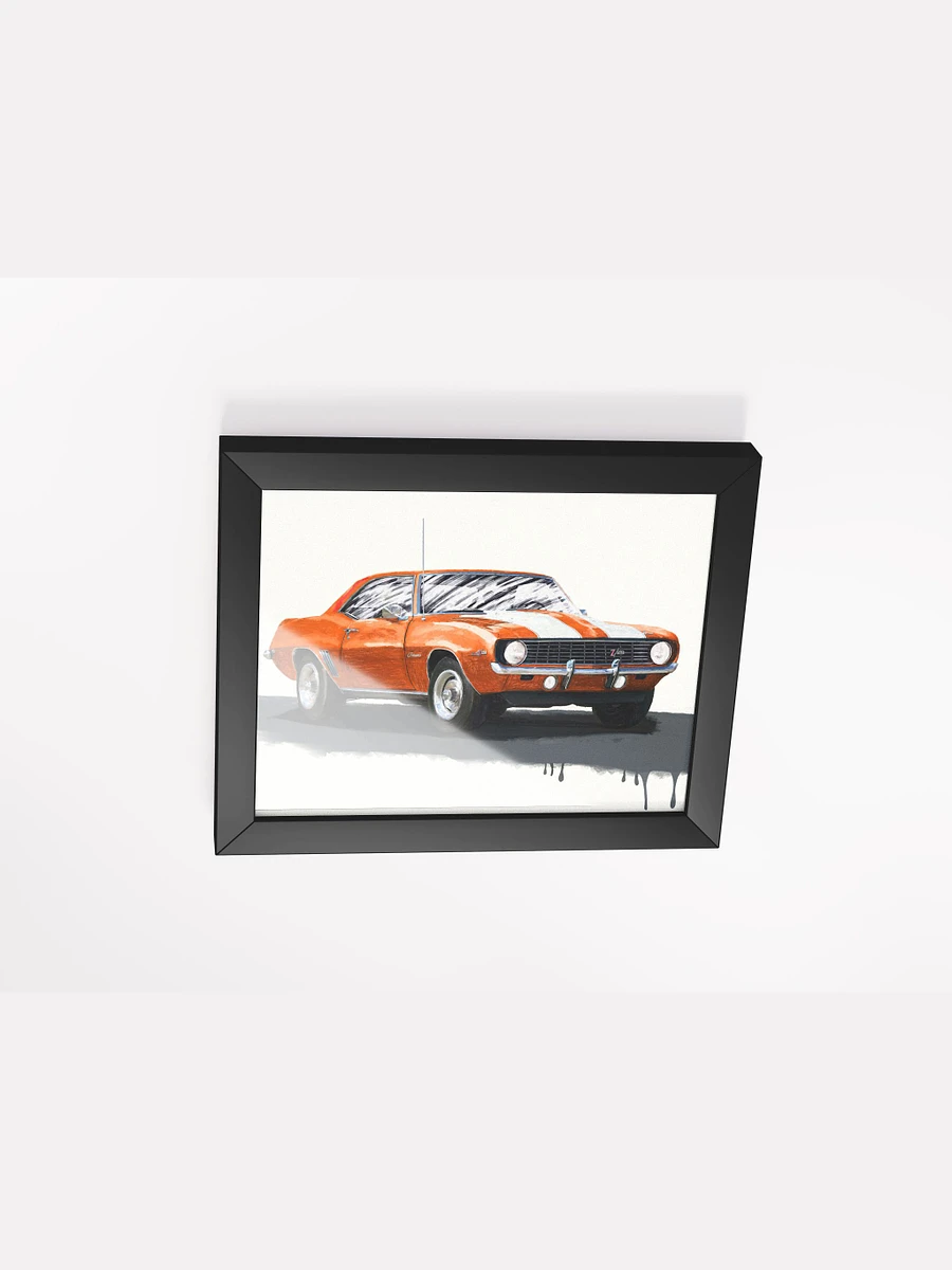 Hugger Orange 1969 Camaro Framed Poster product image (3)