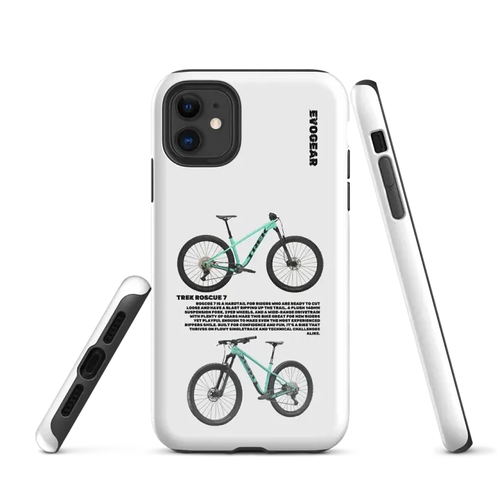 White Roscoe 7 iPhone Case product image (1)