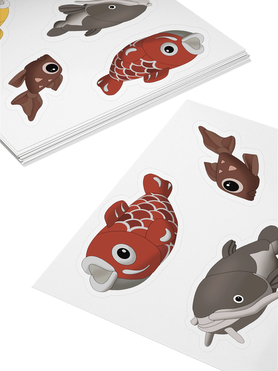 Fish Plushies stickers - Palia-inspired product image (4)