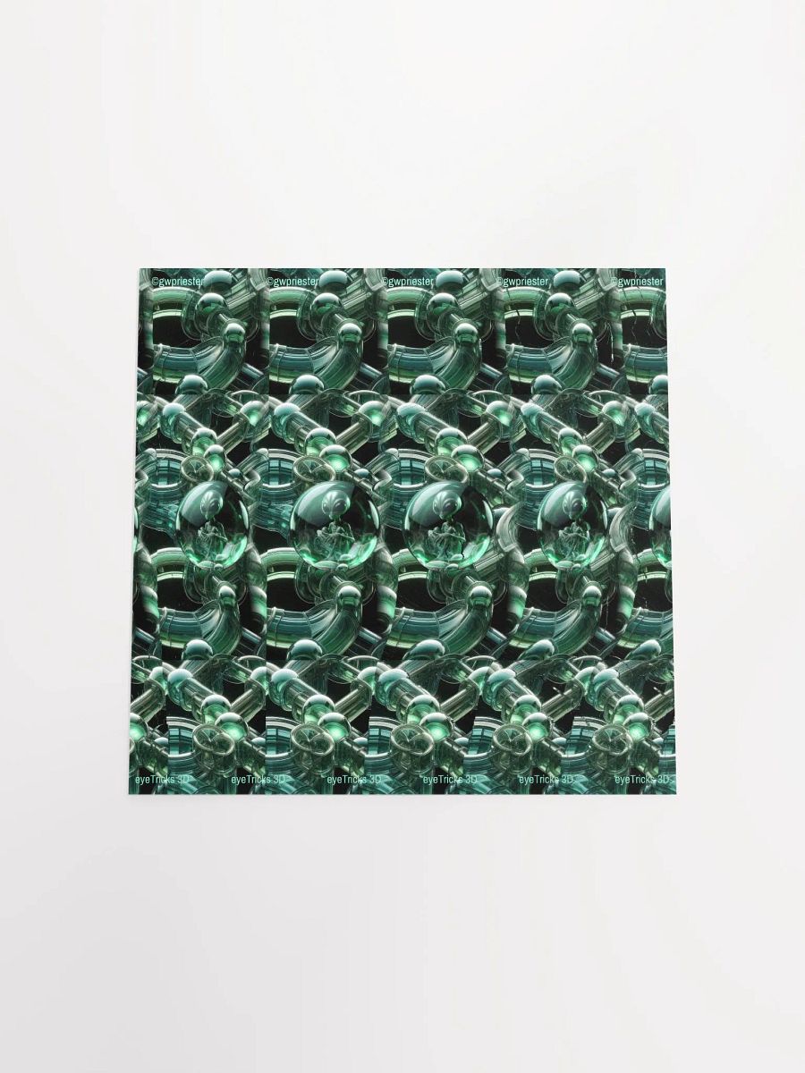 Alien Visitor - 3D Stereogram Poster product image (4)