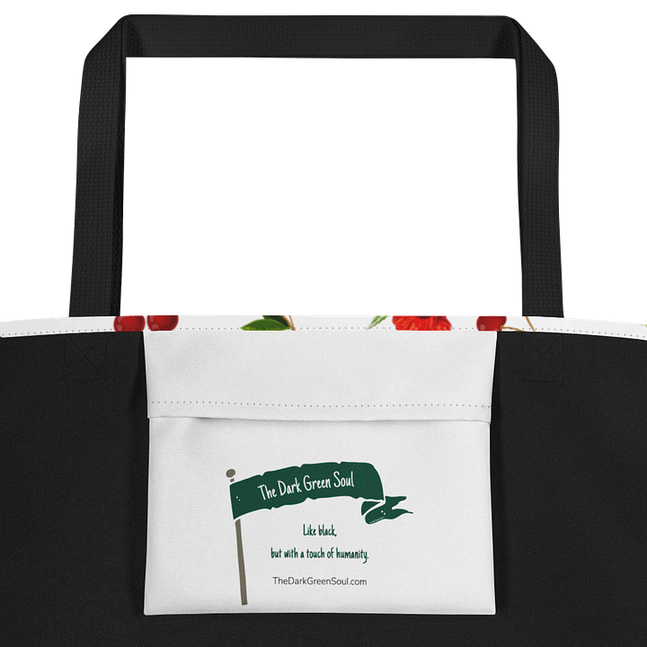 Poppies and Cherries Red and White - Tote Bag product image (2)