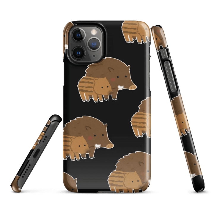 Boar Family iPhone Snap Case product image (2)
