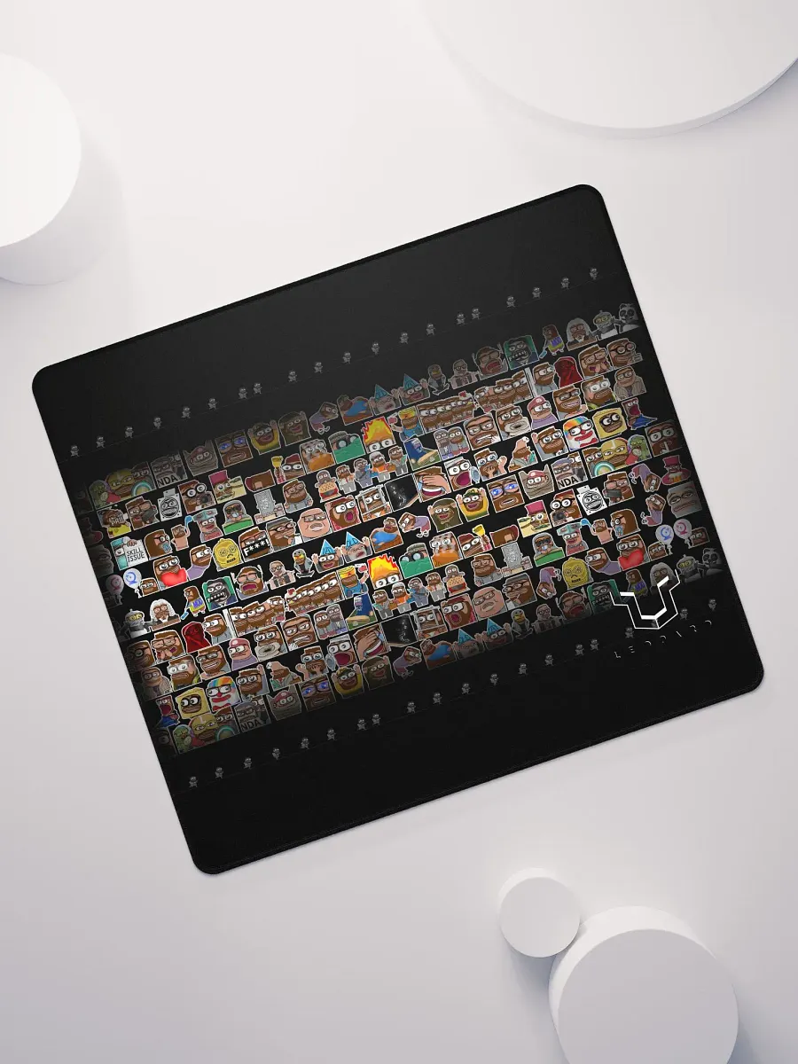 An emote collage mousepad 18x16 and 36x18 WOW product image (11)