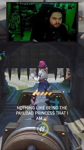Being the payload princess that I am meant to be #reels #twitch #streamer #overwatch #support #kiriko #gaming