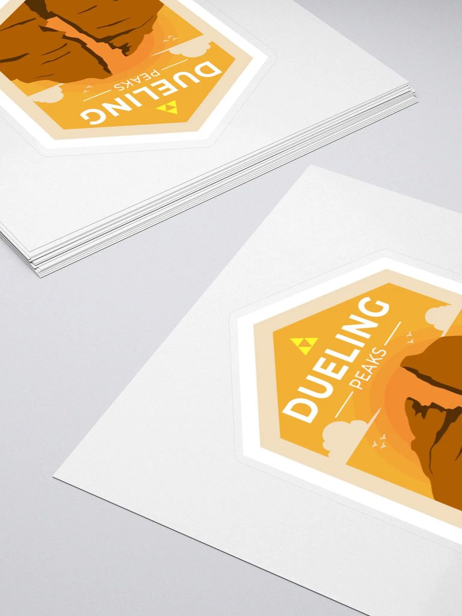 Dueling Peaks National Park Sticker product image (8)