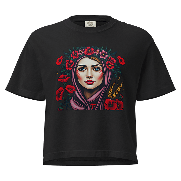 Serene Blossom Ladies Box Tee product image (1)