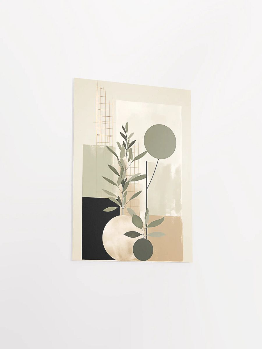 Botanical Geometry Matte Poster product image (3)