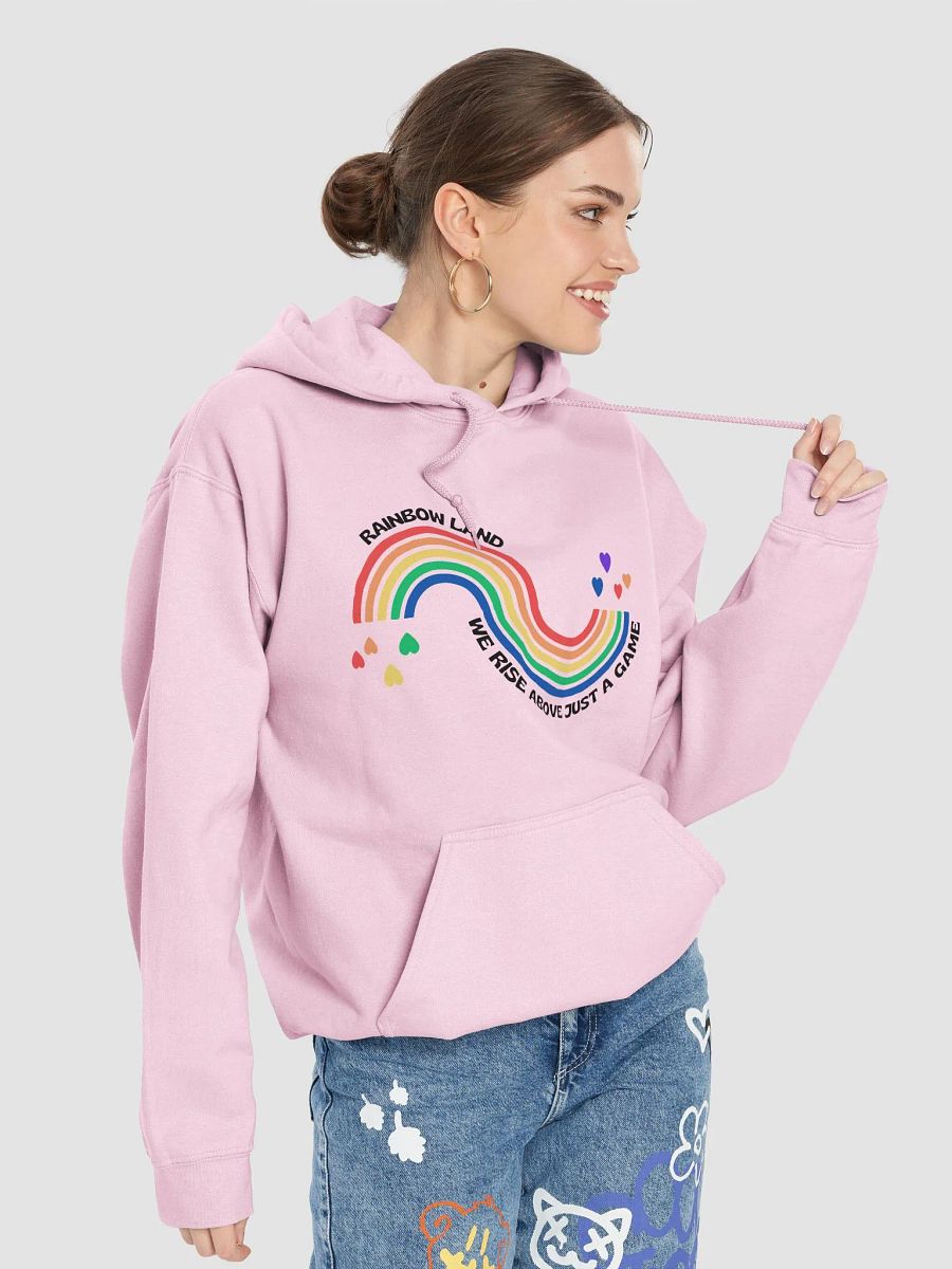 Rainbow Land Hoodie (Black Text) product image (7)