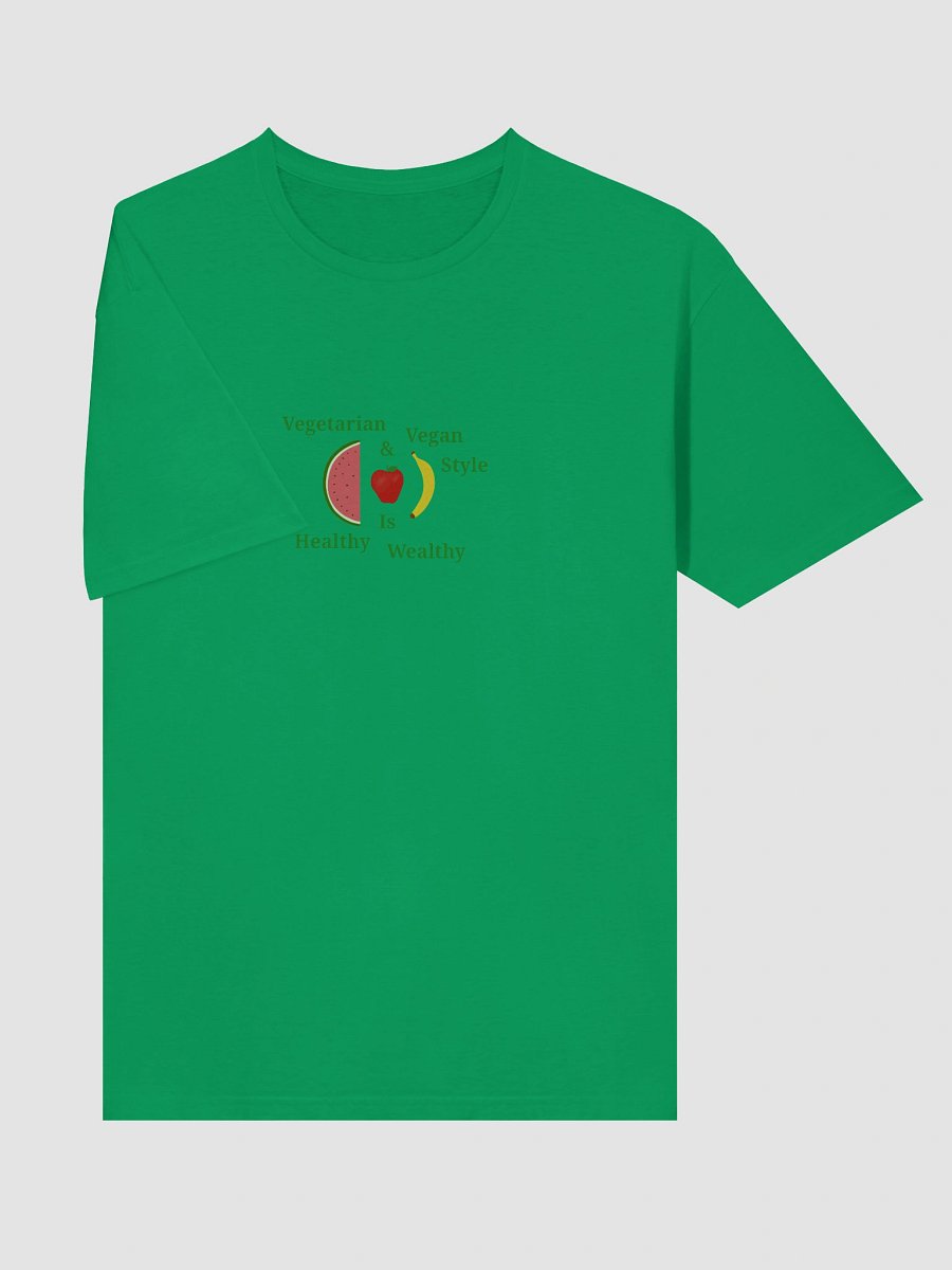 Healthy Wealthy Vegetarian T-Shirt product image (5)
