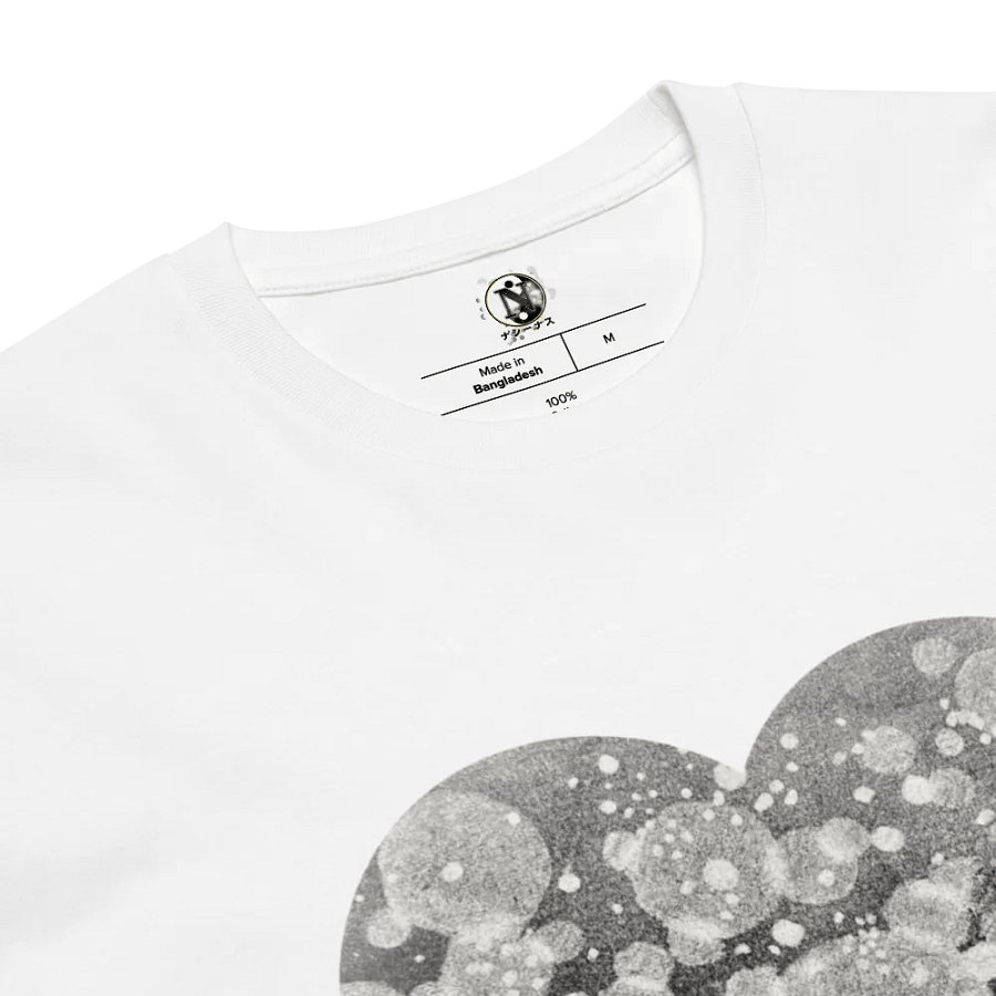 Nashīnasu - Light Particles Heart White T-Shirt product image (6)