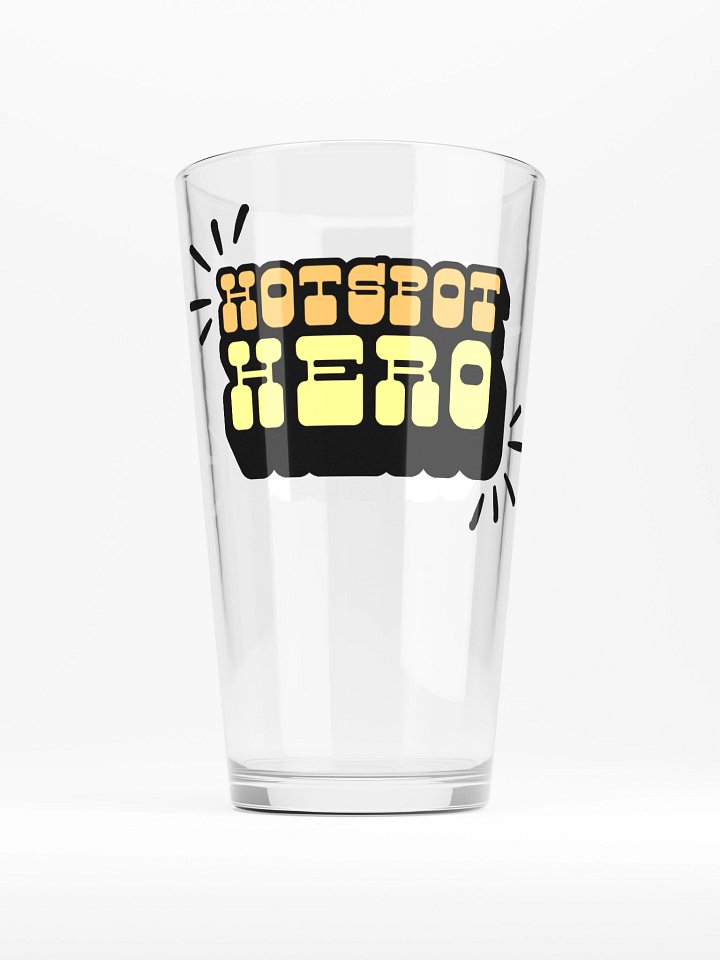 Hot Spot Hero - Pint Glass product image (2)