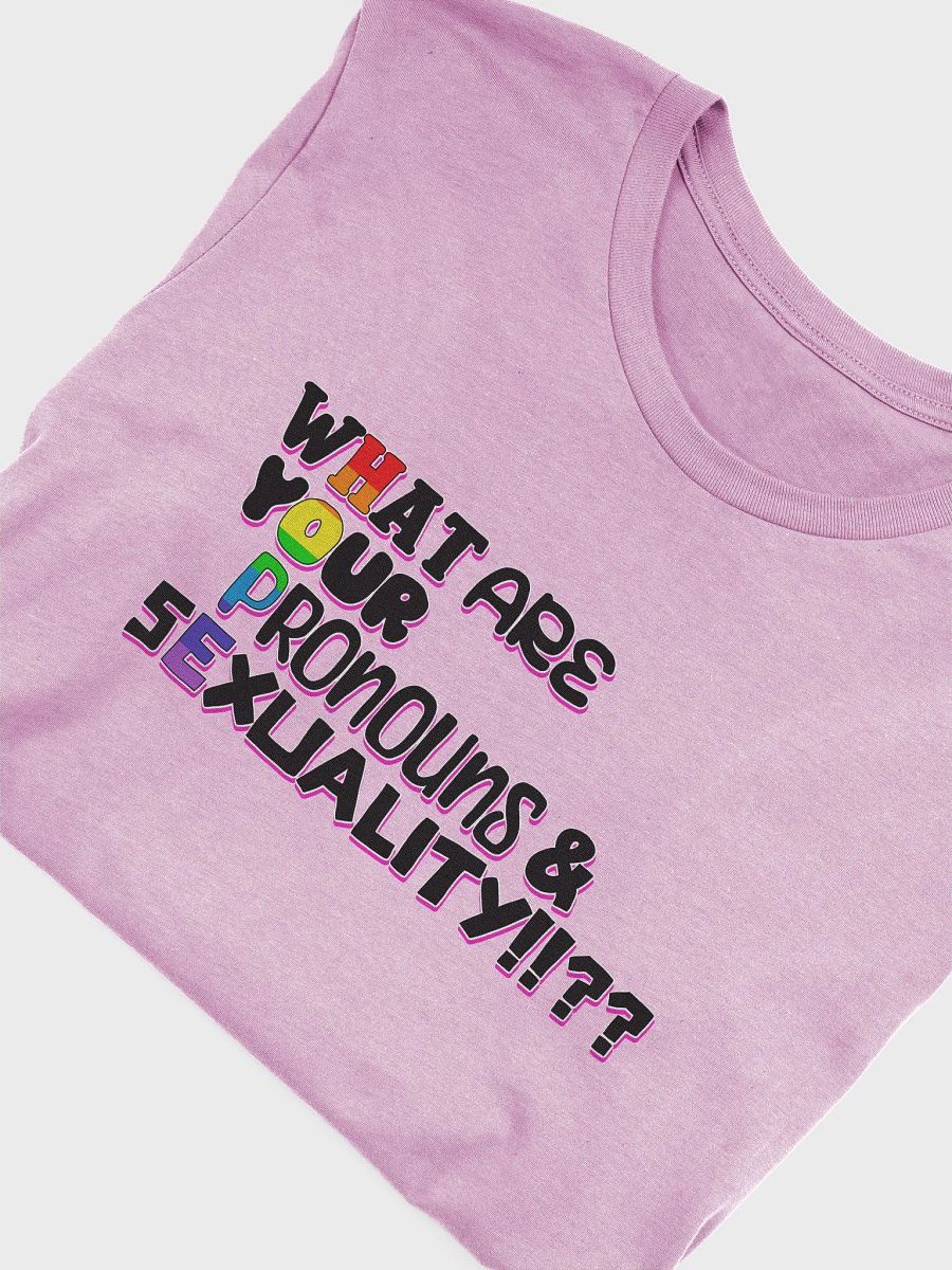 WHAT ARE YOUR PRONOUNS AND SEXUALITY!? pink product image (5)