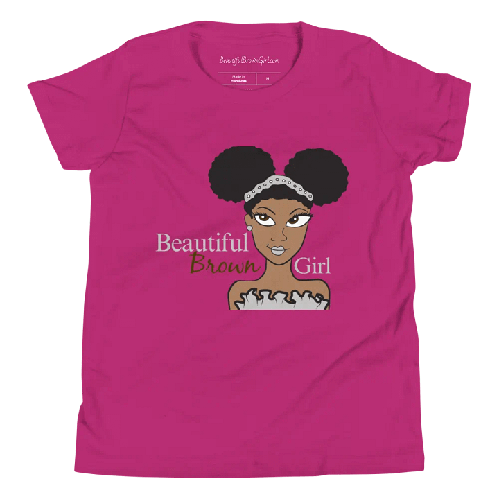 Beautiful Brown Girl Youth Tee - Cocoa product image (1)