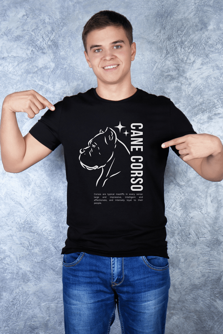 Cane Corso Side Face Regular Fit T-shirt product image (1)