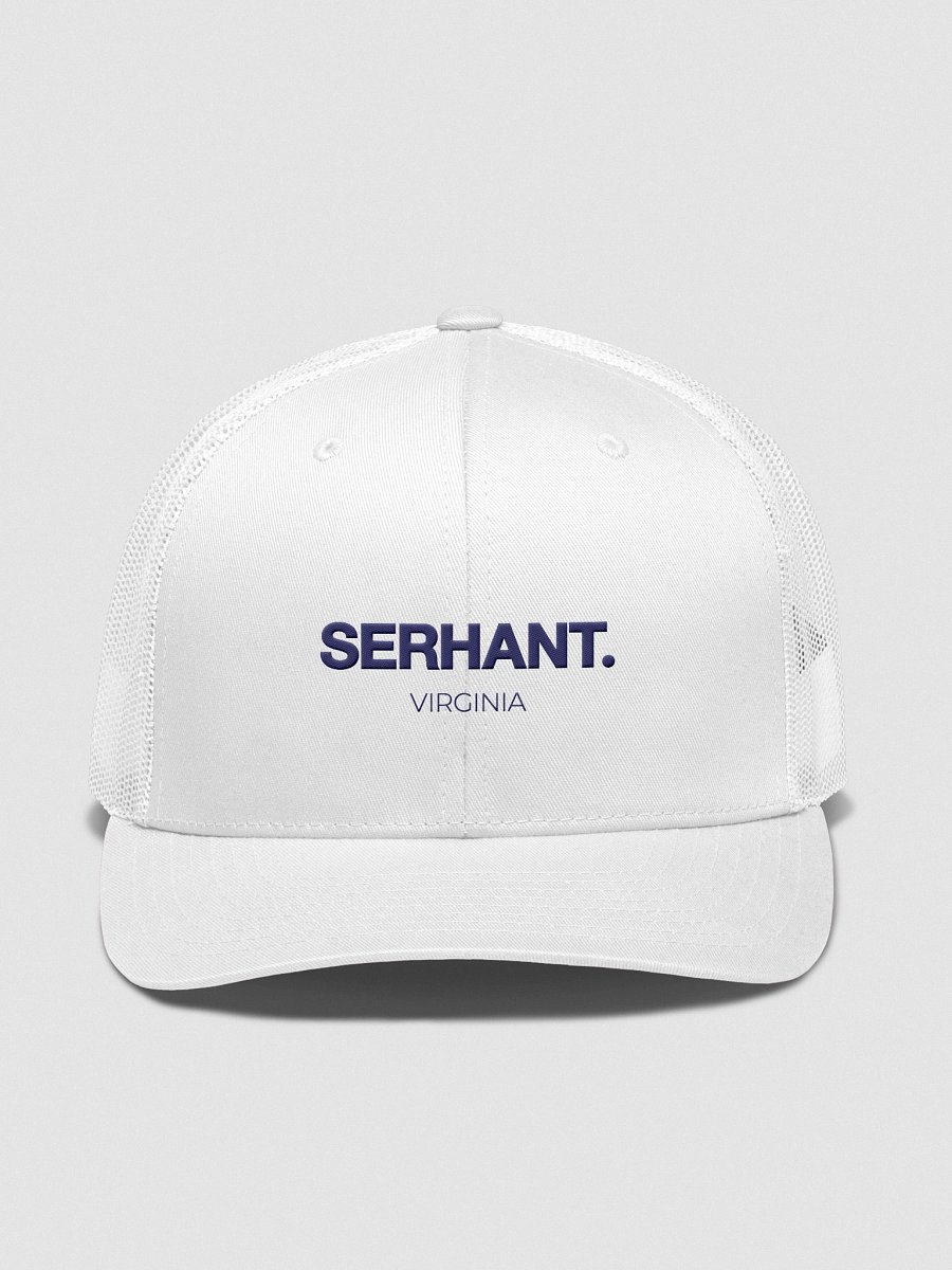 SERHANT. Virginia White Trucker Hat product image (1)