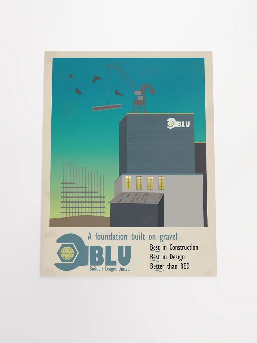 1960's Styled BLU Poster product image (7)