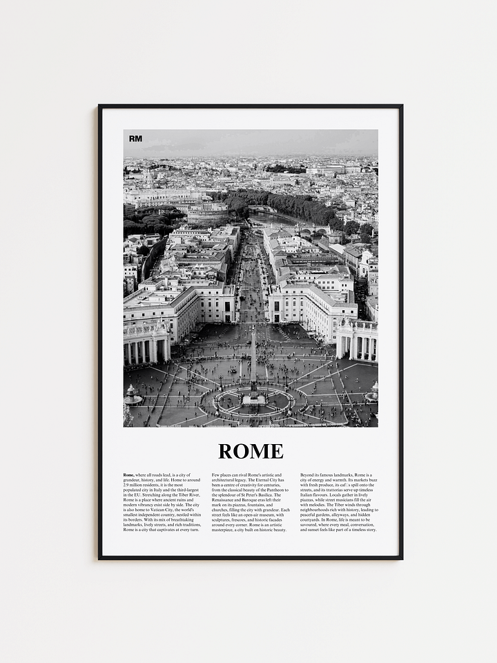 Rome 04 Newspaper Poster product image (1)