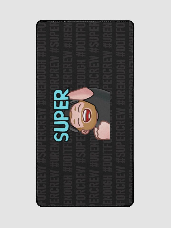 super # - Black Desk Mat 15.5