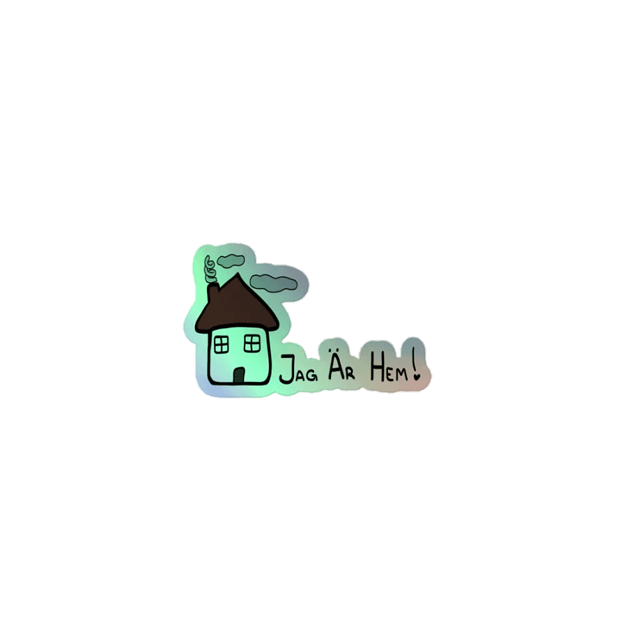 Sticker - Jag Är Hem product image (1)