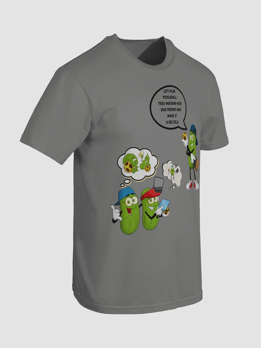 Pickleball Make It A Big Dill Heavy Cotton T-Shirt product image (7)