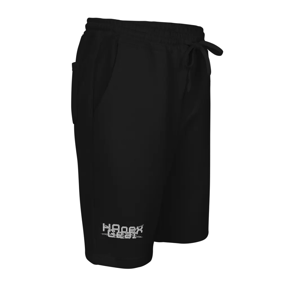Men's Fleece Shorts - Embroidered - White HApex Gear White Logo product image (12)