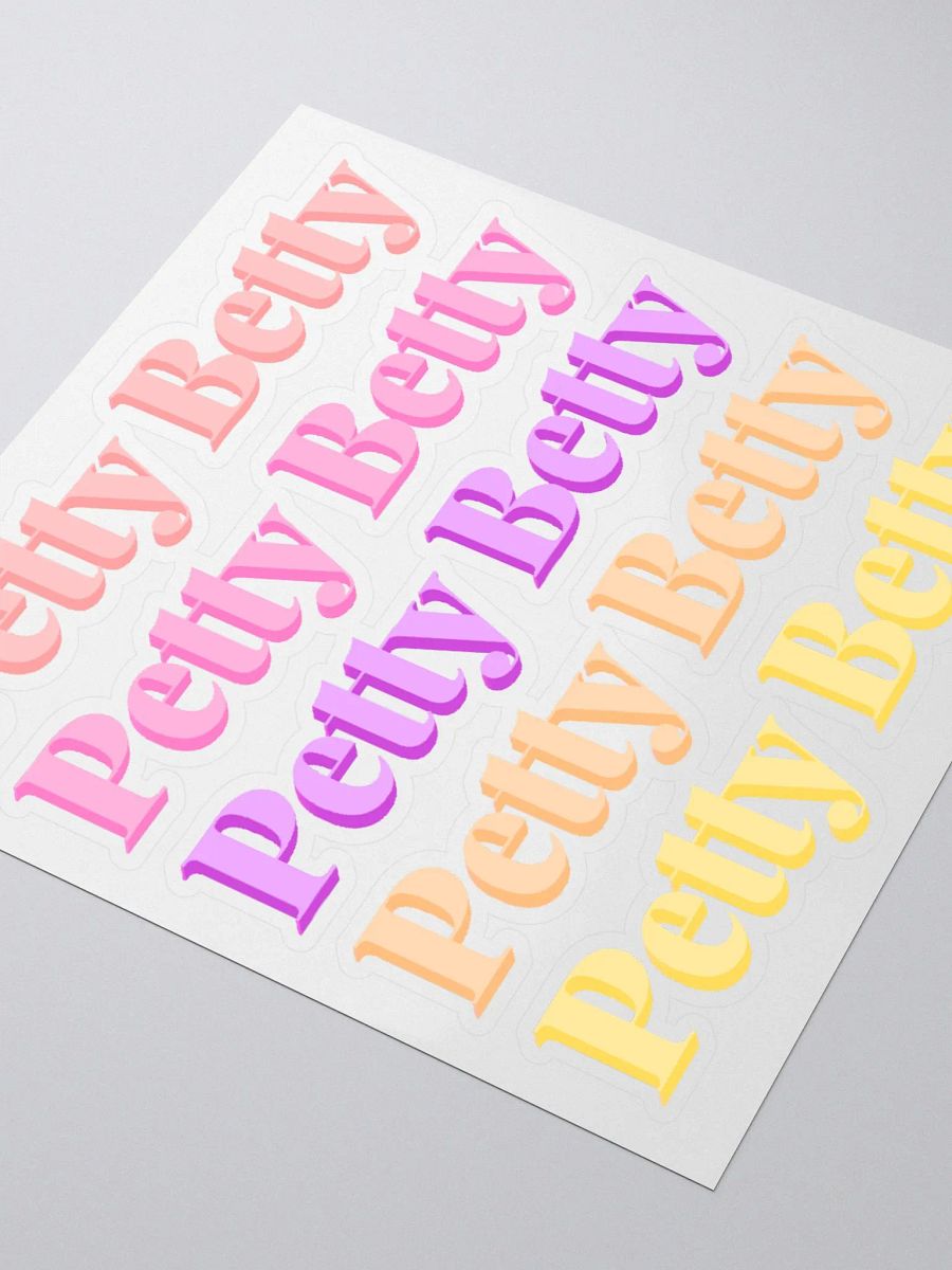 Petty Betty Sticker - Multi product image (3)