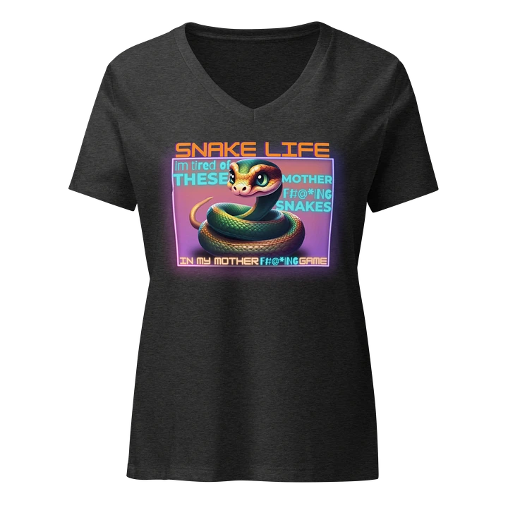 snake life v neck t shirt product image (3)