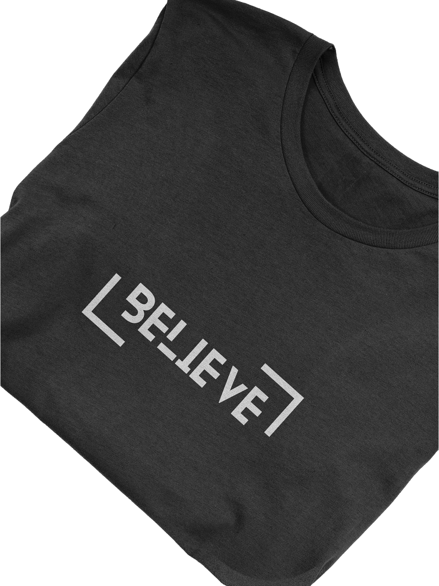 BELIEVE Black T-Shirt product image (5)