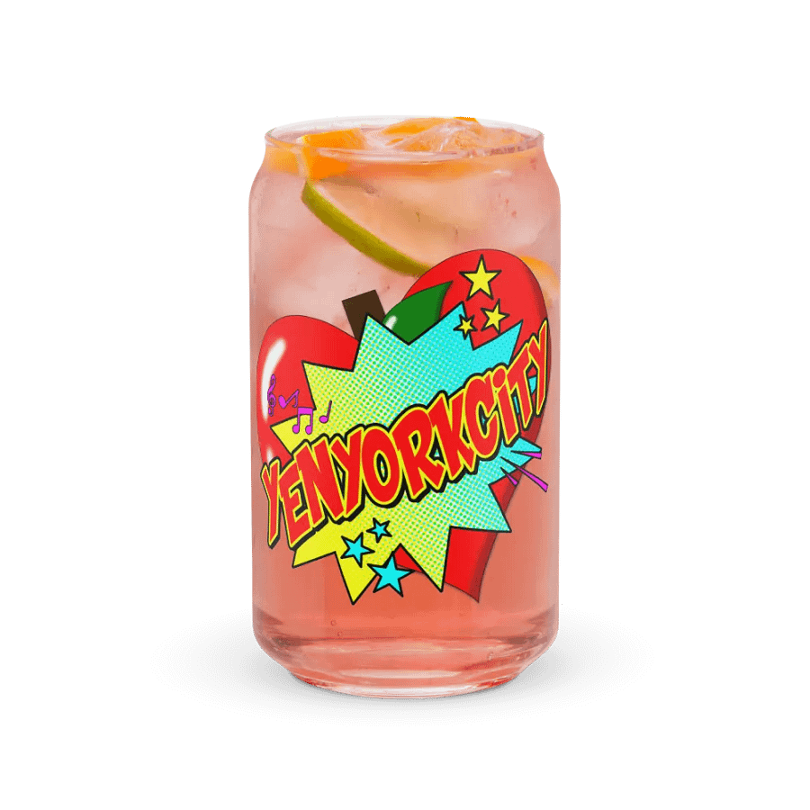 YenYorkCity Comic Logo Can Glass product image (7)