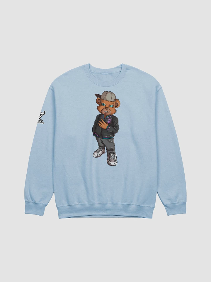 Standing Bear Light Blue Crewneck Sweatshirt product image (1)