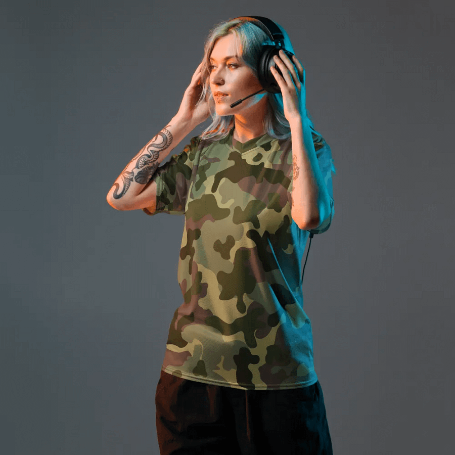 All-Over Print Recycled Unisex Sports Jersey-Camouflage product image (2)