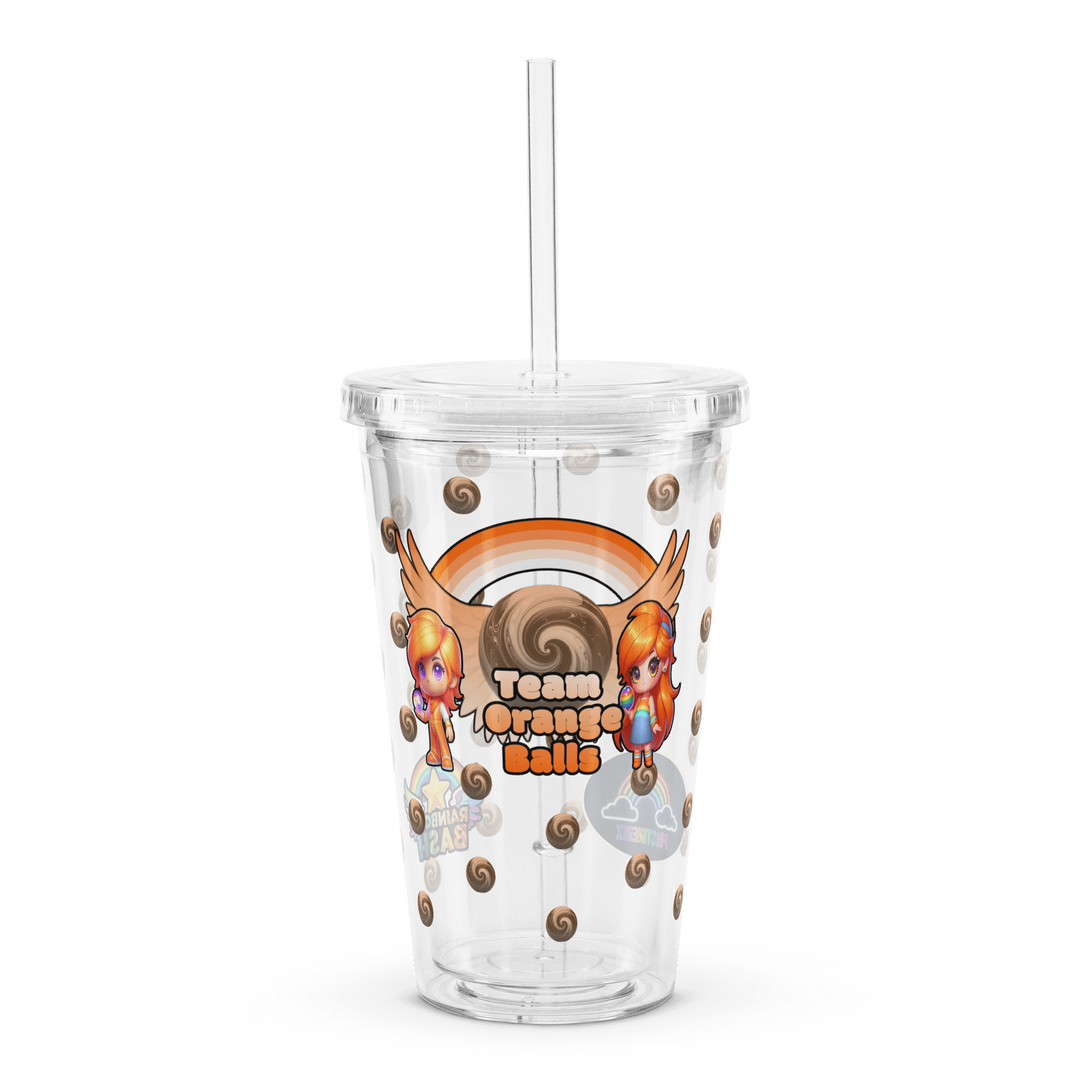 Team Orange Balls Tumbler product image (1)