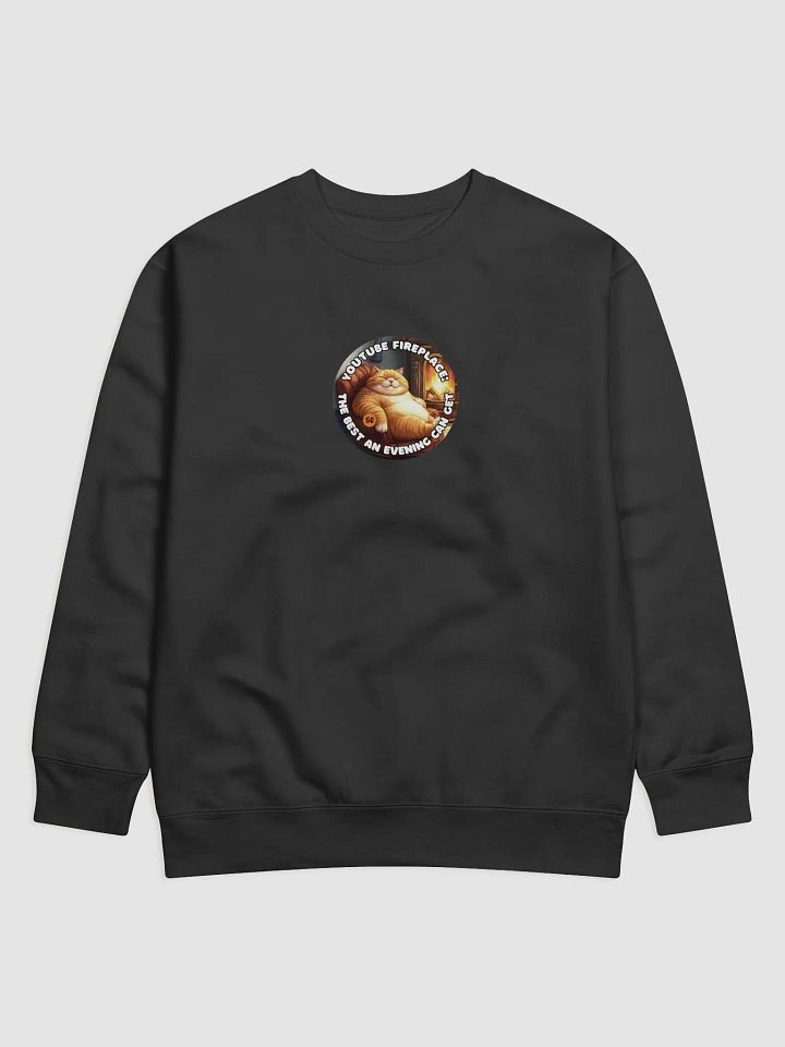 Cozy Cat - YouTube Fireplace: The Best an Evening Can Get | Sweatshirt product image (1)