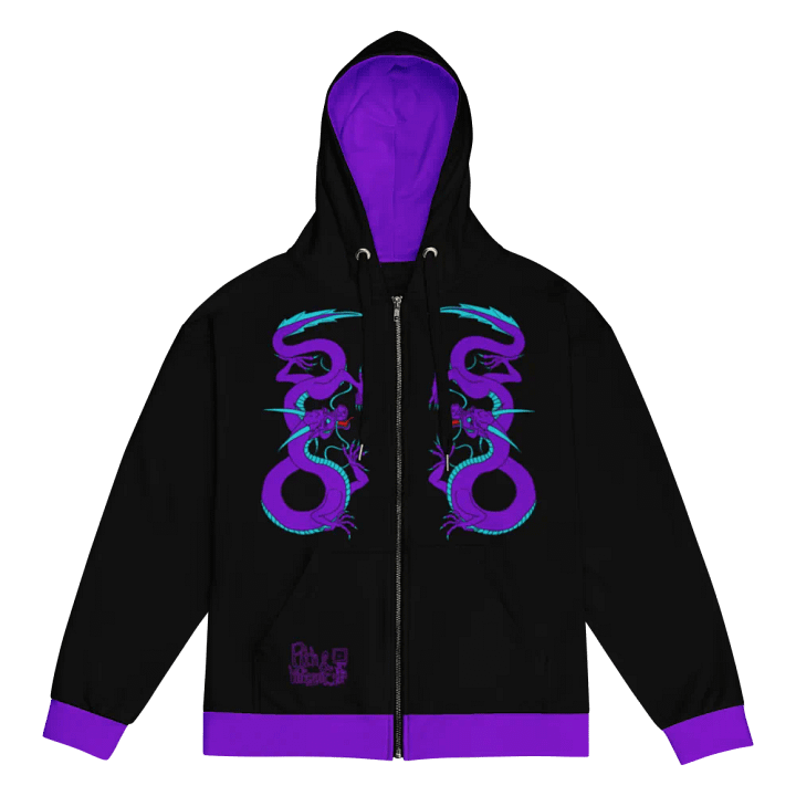 Dragon zip up hoodie product image (1)