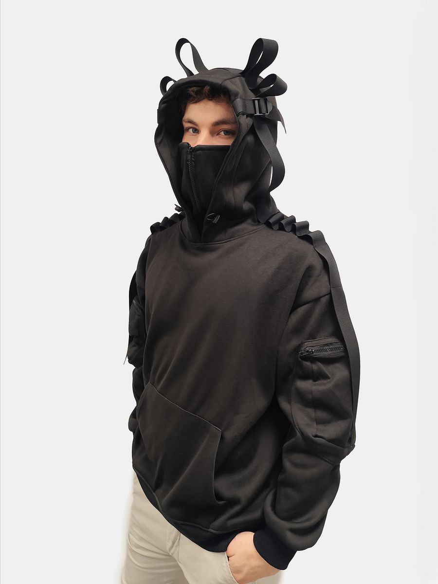 Black ClownTech Hoodie product image (2)