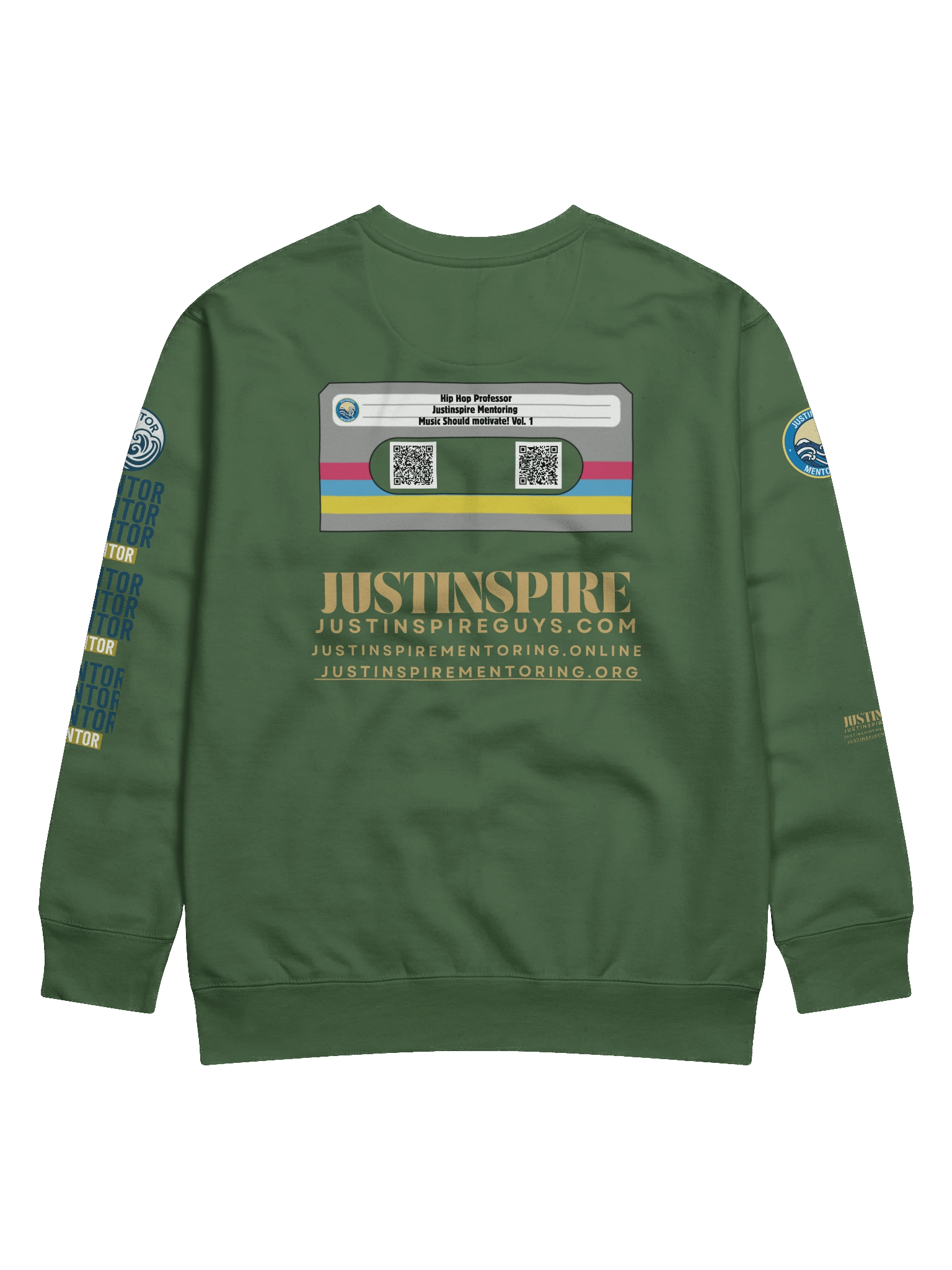 Mentors Only Cassette Crewneck – JustINSPIRE Legacy Edition product image (21)